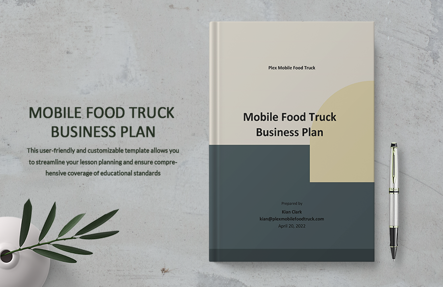 Mobile Food Truck Business Plan Sample
