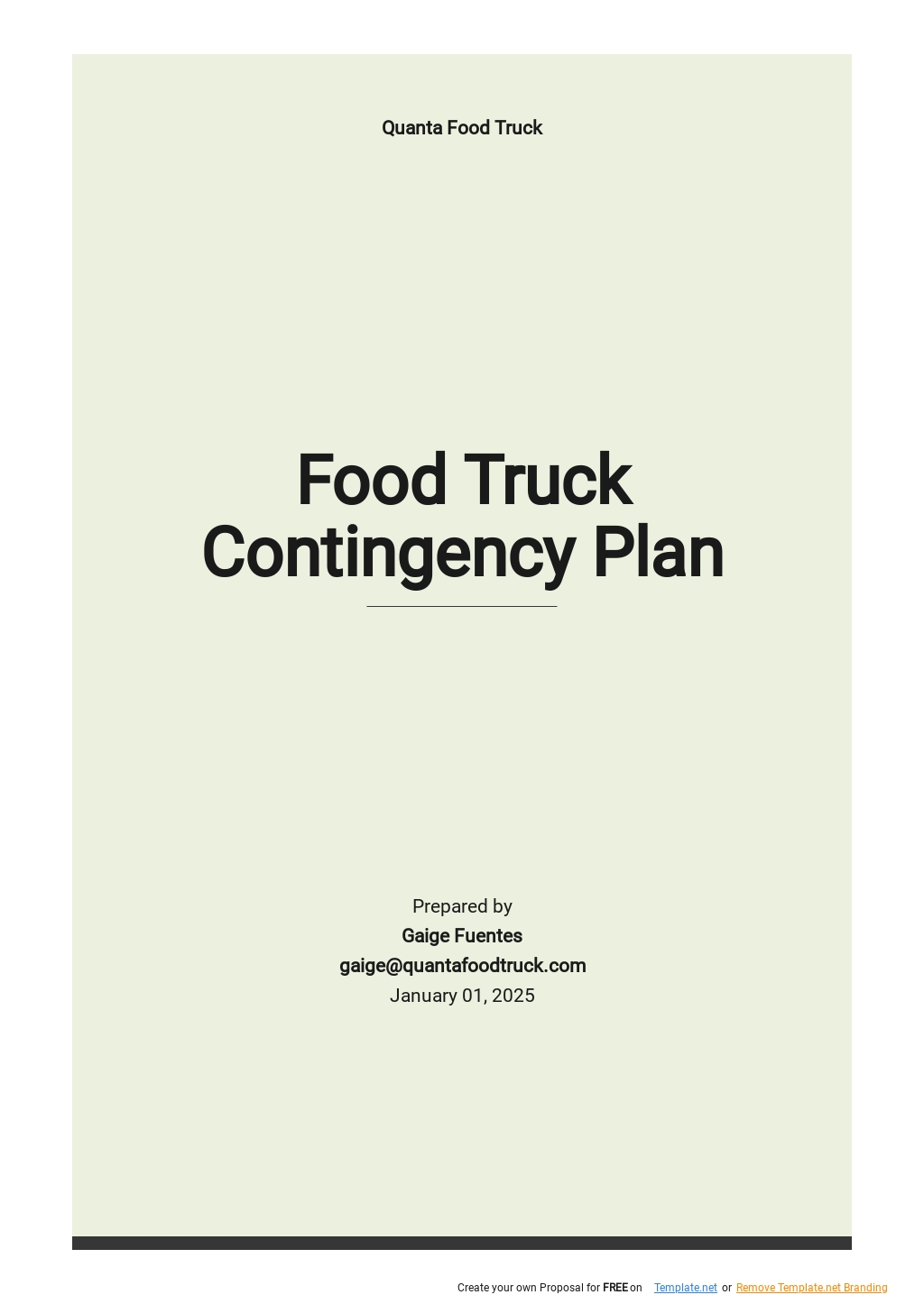 Contingency Plans Templates Pdf - Format, Free, Download | Template.net