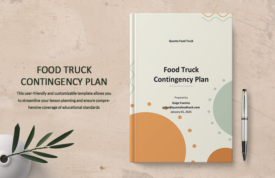 Food Truck Contingency Plan Template