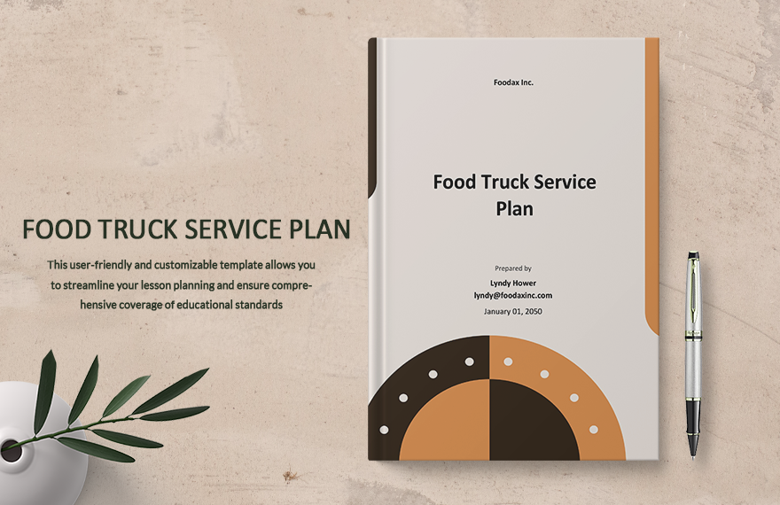 Free Food Truck Service Plan Template