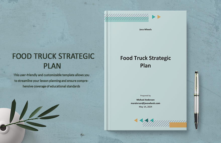 Food Truck Strategic Plan Template