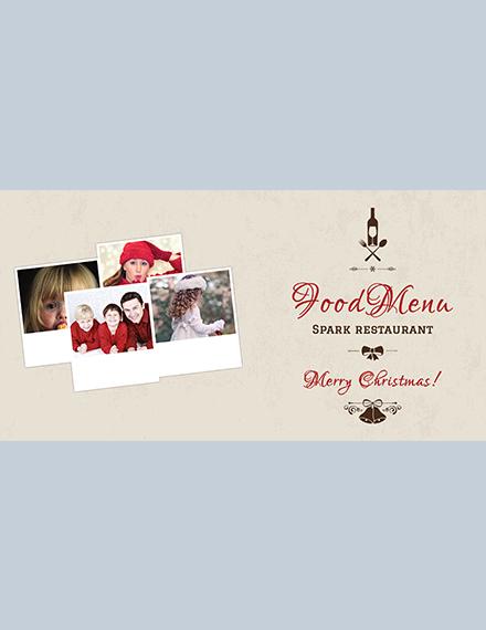 Christmas Photo Collage Card Template - Word, Apple Pages, PSD, Publisher | Template.net