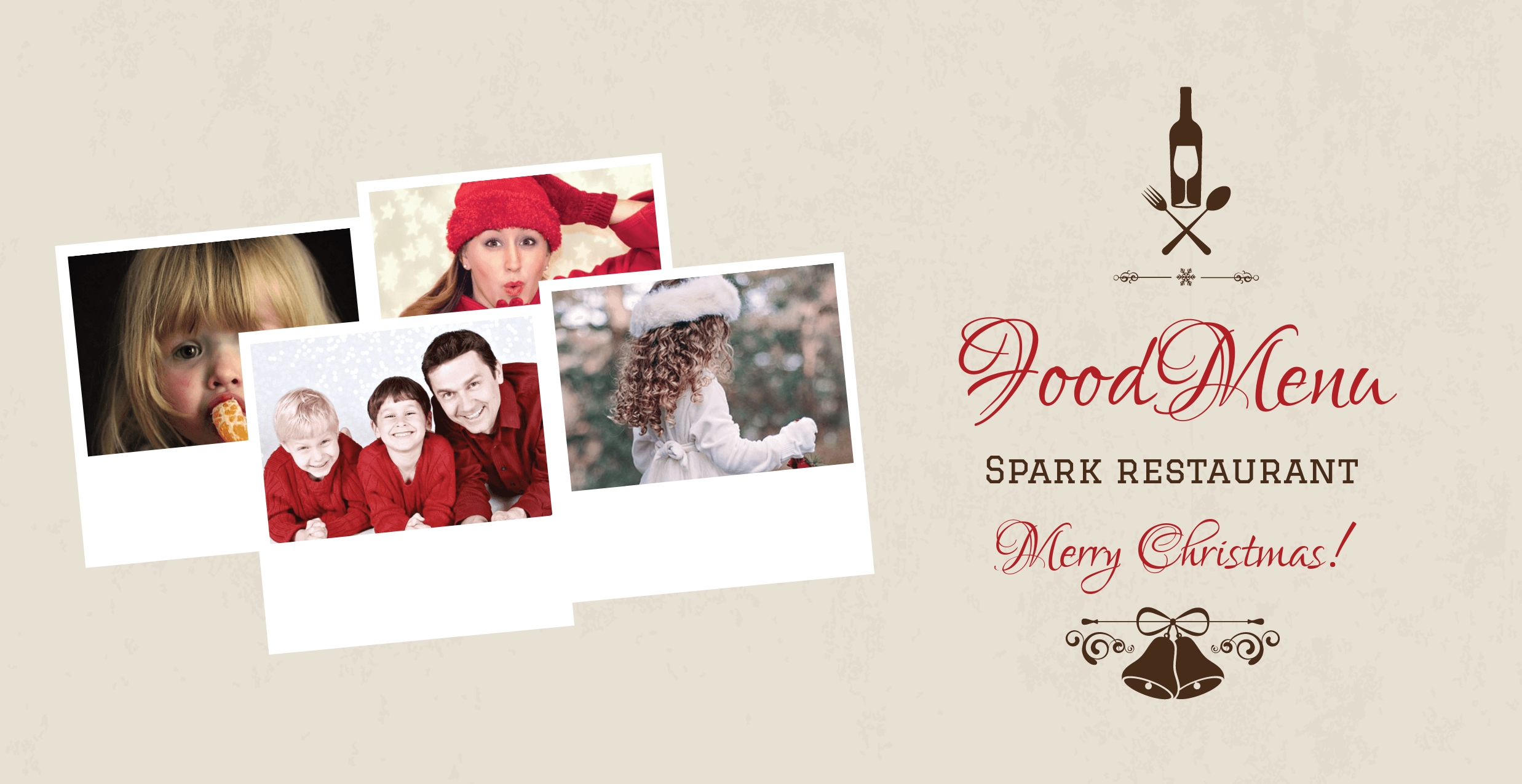 Christmas Photo Collage Card Template.jpe