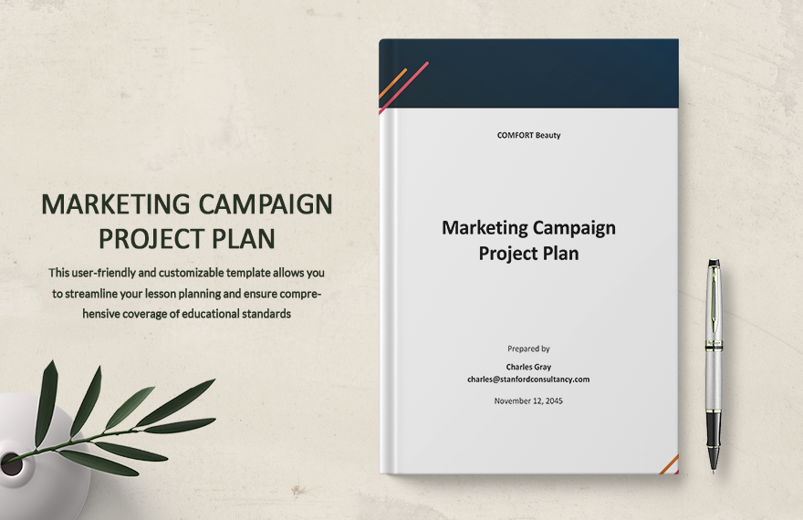 Marketing Campaign Project Plan Template in Word, Google Docs, PDF, Apple Pages