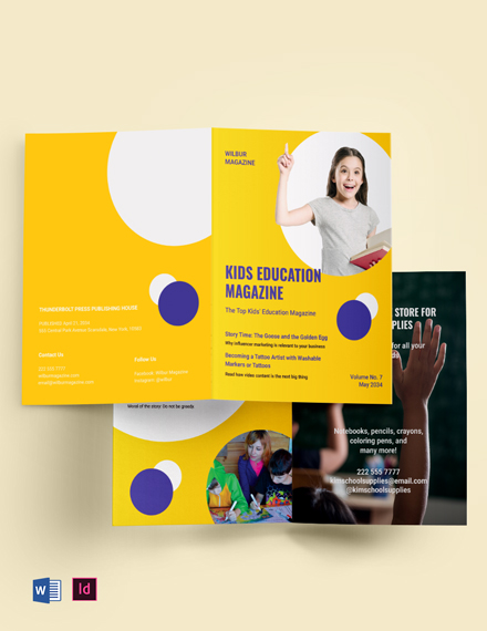 Free Kids Magazine InDesign Templates, 9+ Download | Template.net
