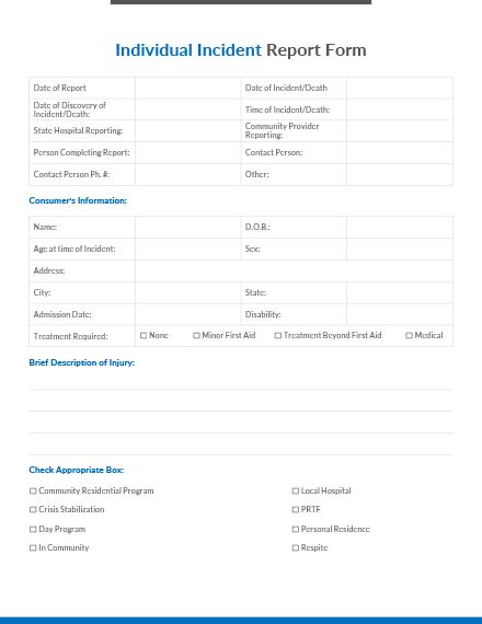 Free Incident Report Template: Download 154+ Reports in Illustrator ...