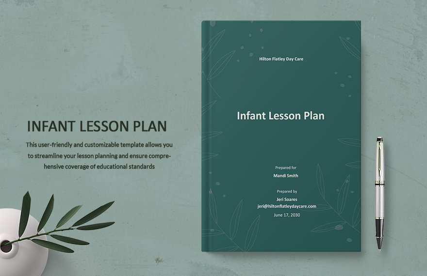 Sample Infant Lesson Plan Template