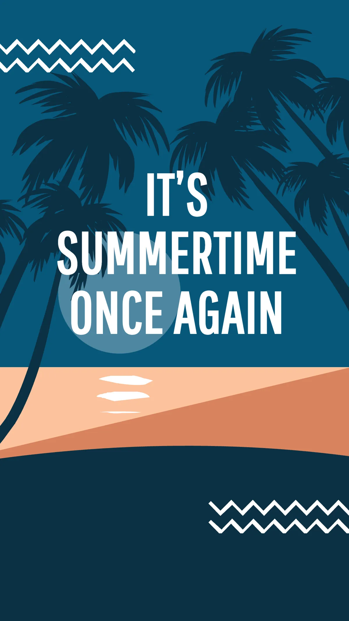 Free Beach Party Advertisement Instagram Story Template to Edit Online