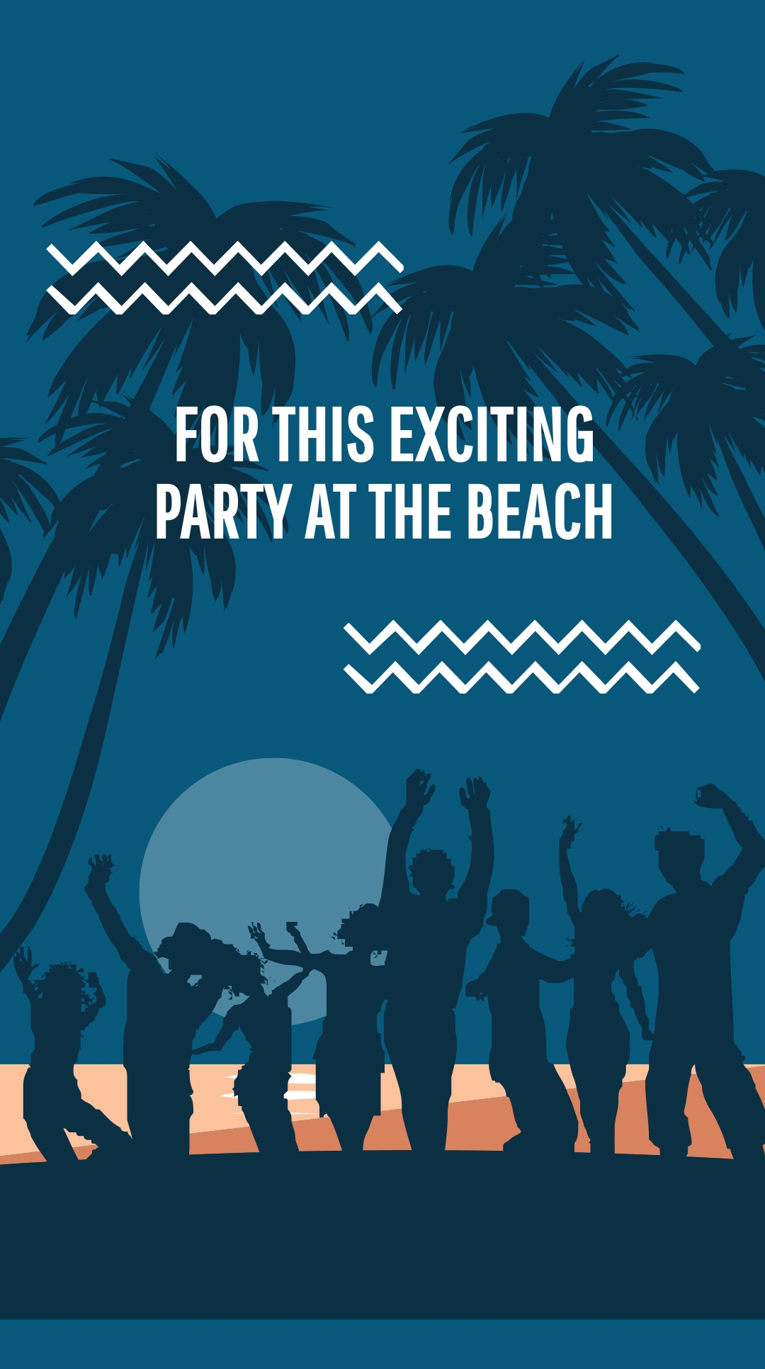 Beach Party Advertisement Instagram Story Template 3.jpe