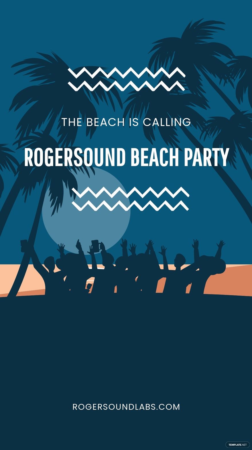 Beach Party Advertisement Instagram Story Template.jpe