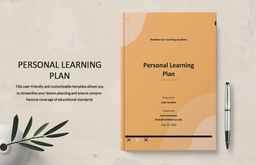 Personal Learning Plan Template