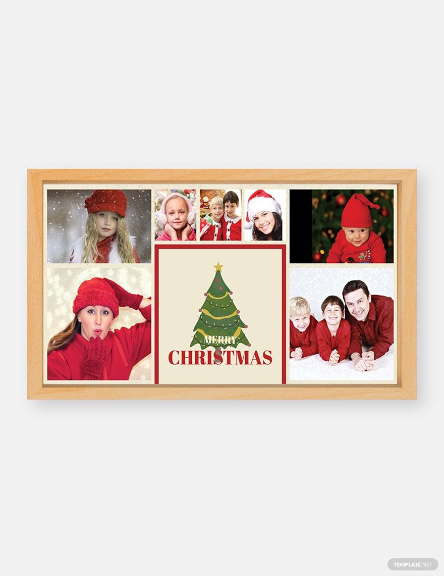 Free Photography Christmas Photo Card Template