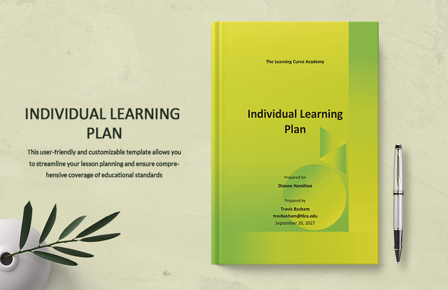 Free Sample Individual Learning Plan Template