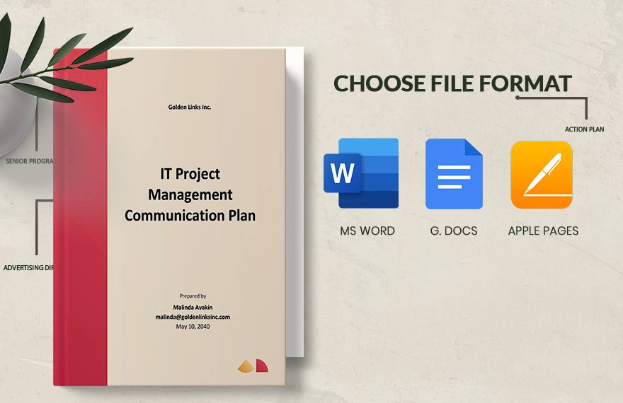 IT Project Management Communication Plan Template