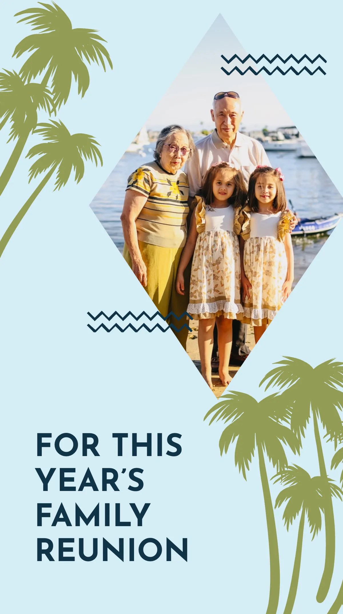 Free Family Beach Party Instagram Story Template to Edit Online