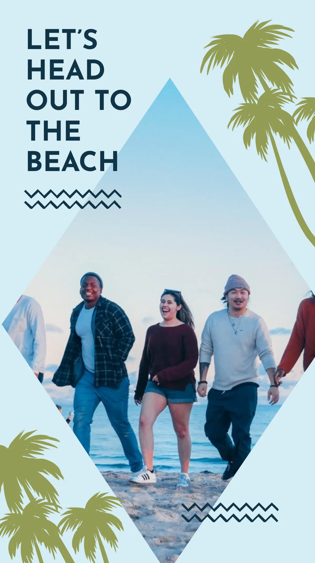 Free Family Beach Party Instagram Story Template to Edit Online