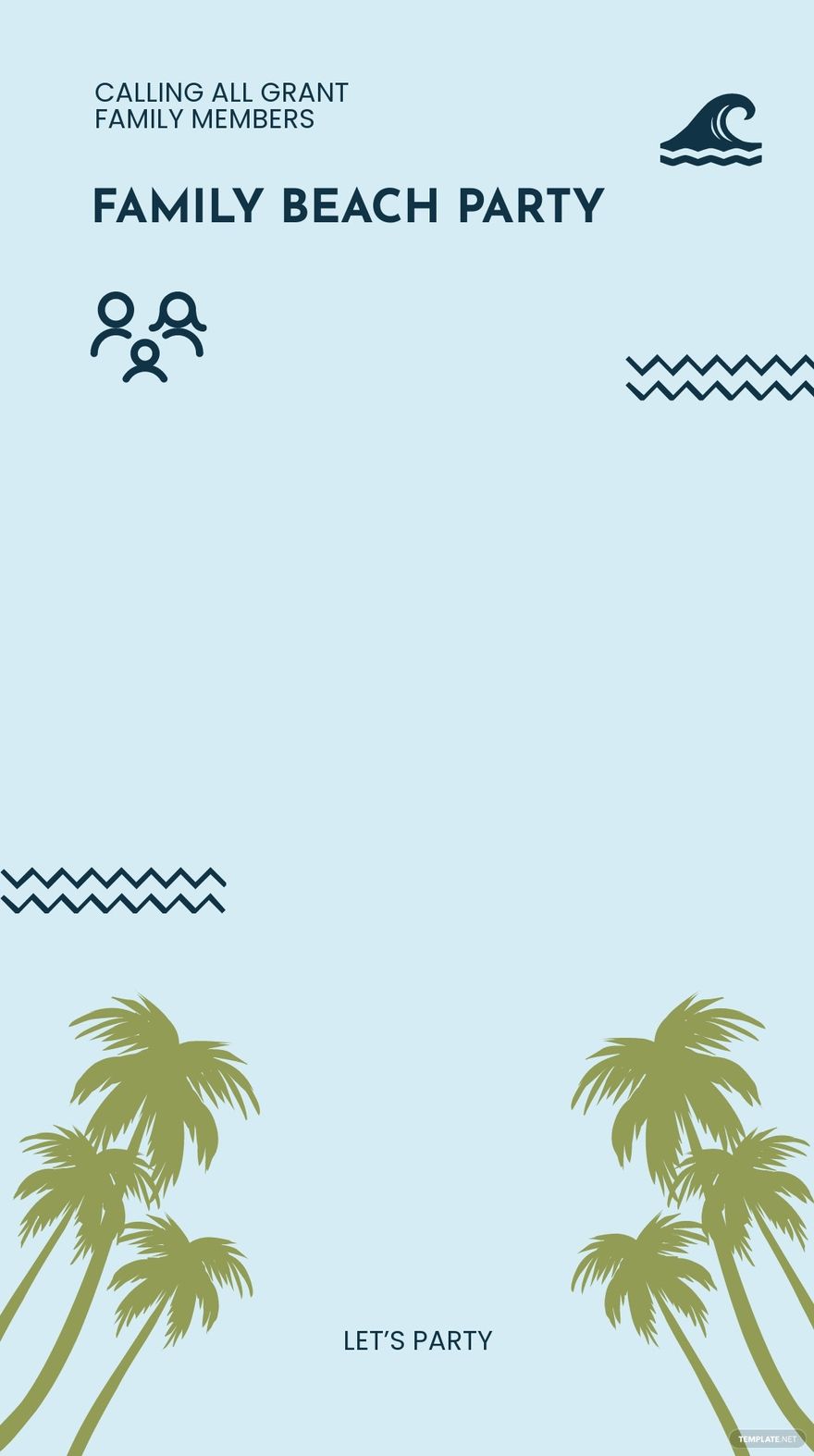 Family Beach Party Snapchat Geofilter