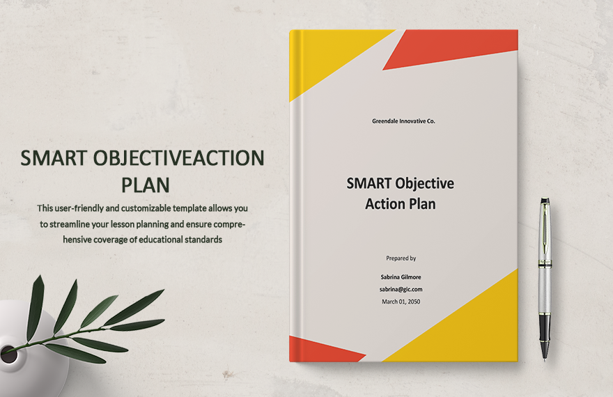 Smart Objective Action Plan Template