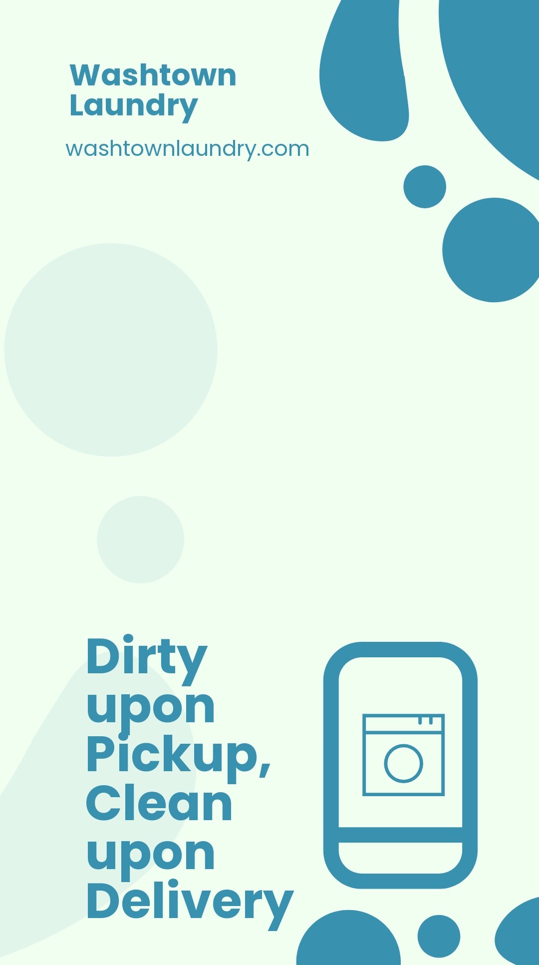Online Laundry Store Snapchat Geofilter Template