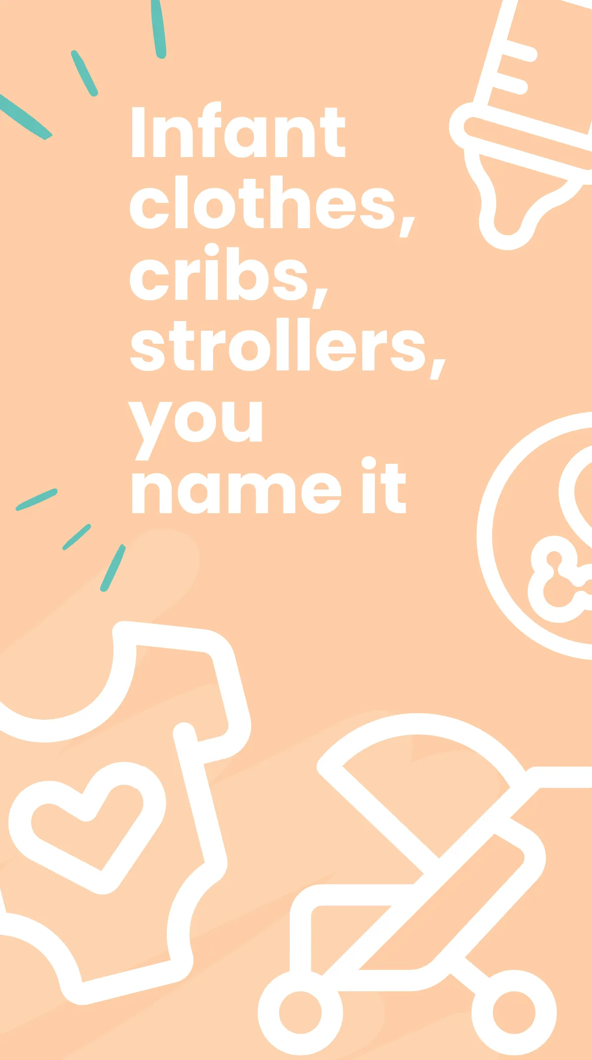 Free Online Baby Store Instagram Story Template to Edit Online