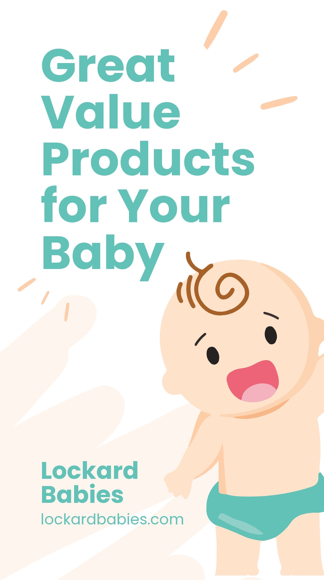 Online Baby Store Whatsapp Post Template