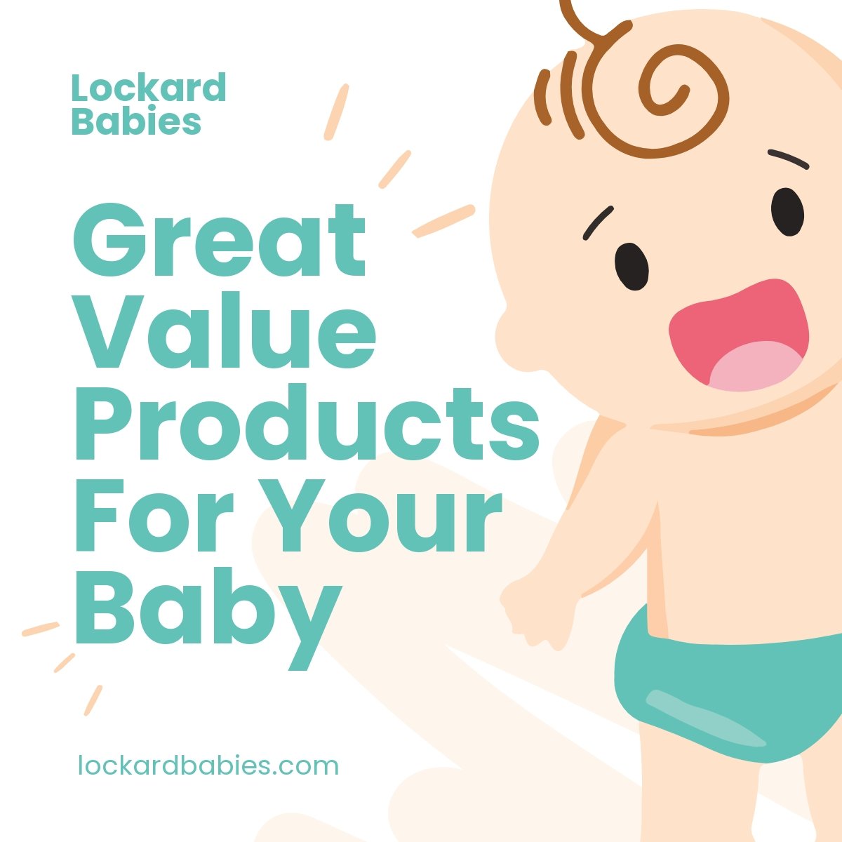 Online Baby Store Linkedin Post Template