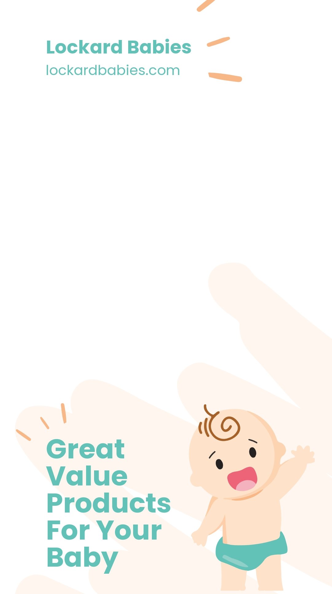 Online Baby Store Snapchat Geofilter Template