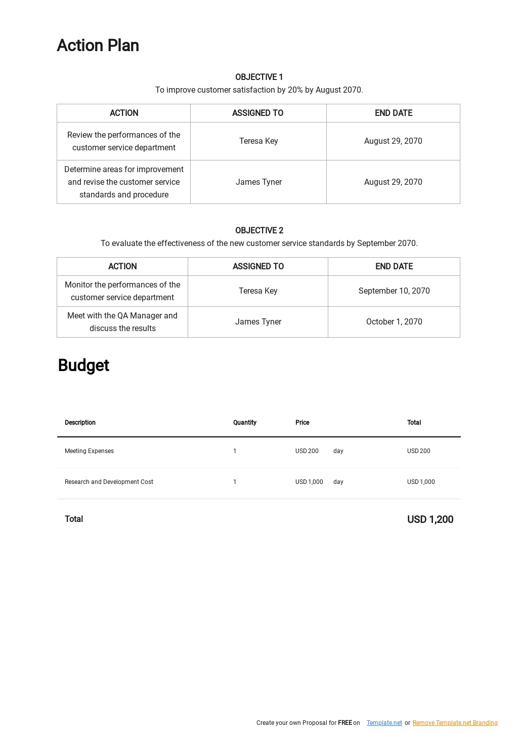 Free Basic Quality Management Plan Template - Google Docs, Word, Apple ...