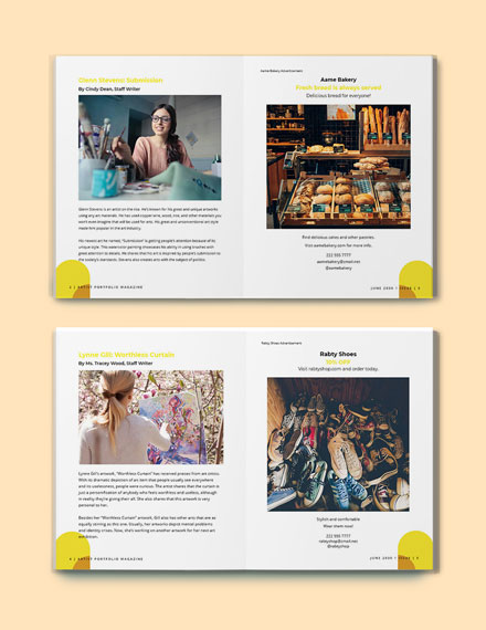 Creative Marketing Magazine Format