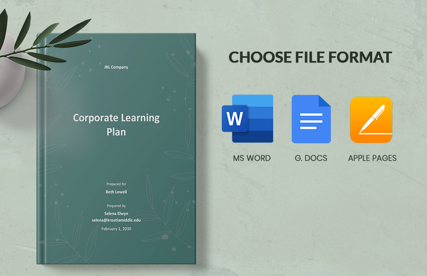 Corporate Learning Plan Template