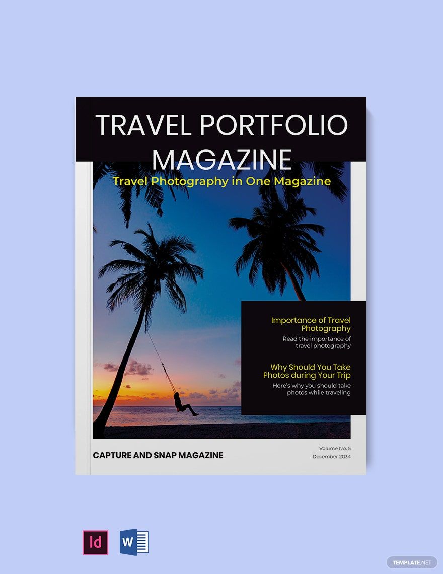 Portfolio Magazine Template