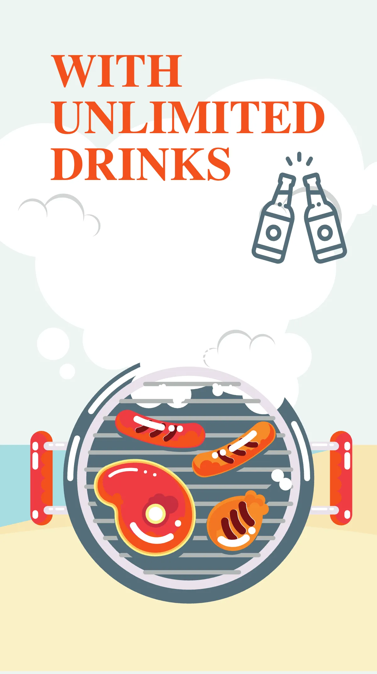 Free Bbq Beach Party Instagram Story Template to Edit Online