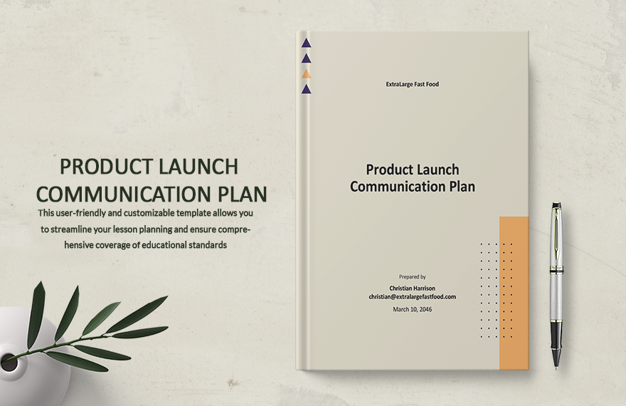 Product Launch Communication Plan Template