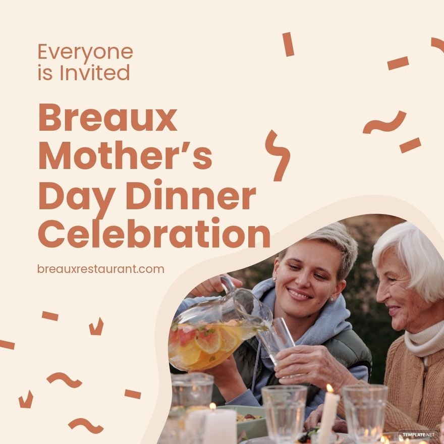 Mother's Day Celebration Instagram Post Template