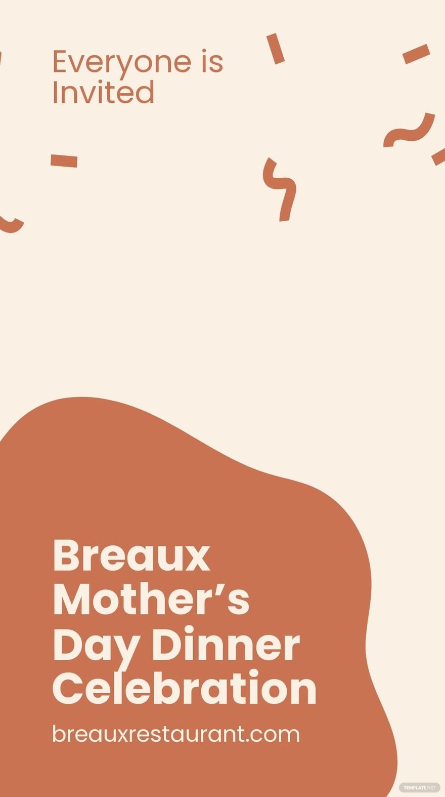Mother's Day Celebration Snapchat Geofilter Template