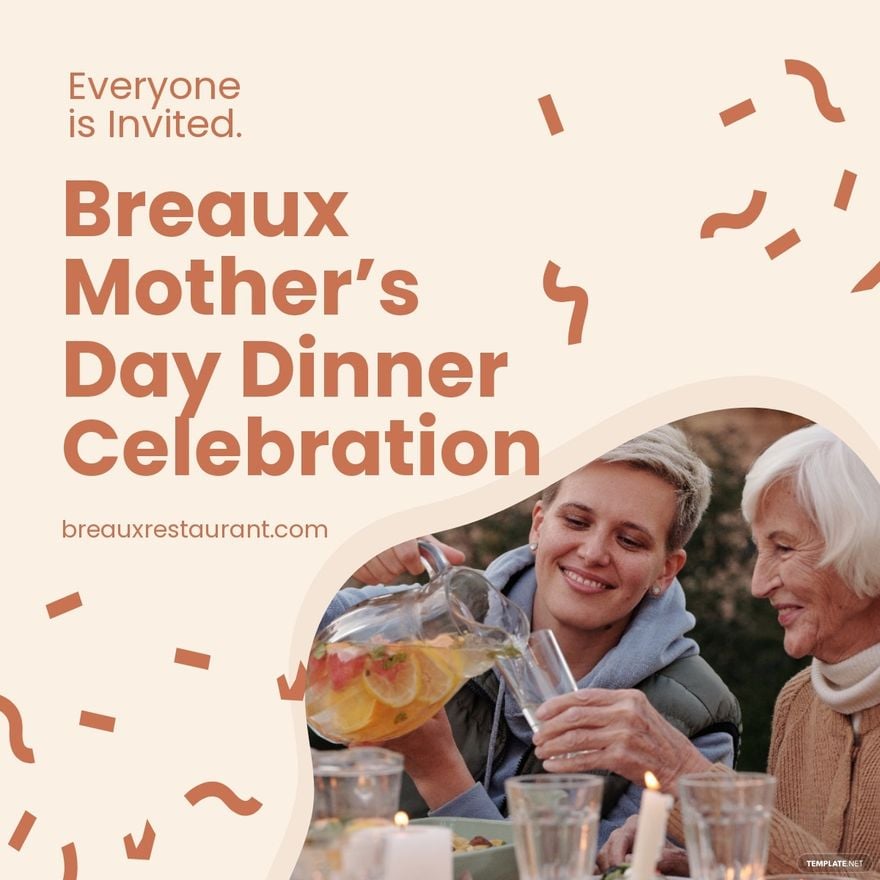 Mother's Day Celebration Linkedin Post Template