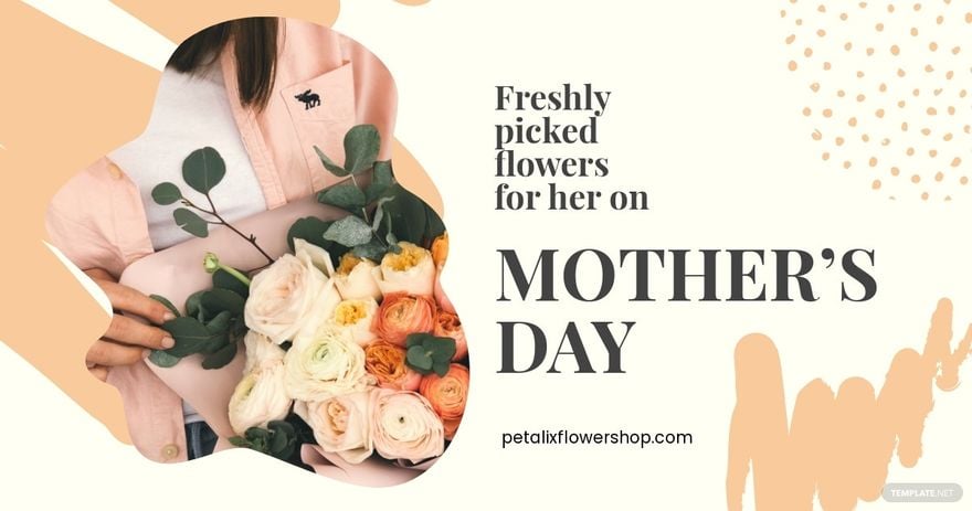 Floral Mother's Day Facebook Post Template