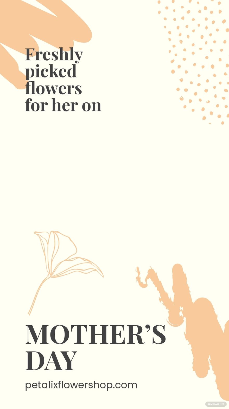 Floral Mothers Day Snapchat Geofilter Template.jpe