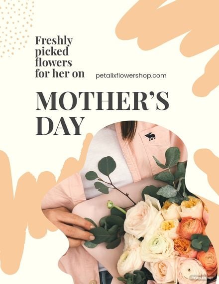 Floral Mother's Day Flyer Template