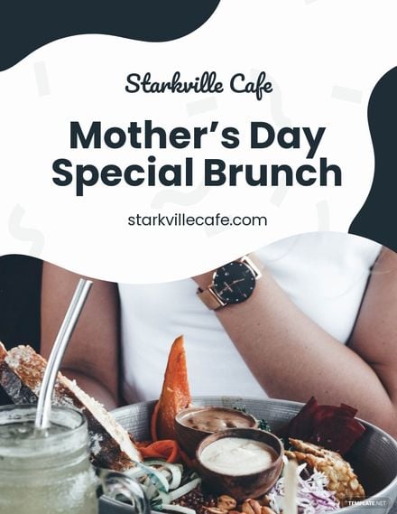 Free Mother's Day Brunch Flyer Template
