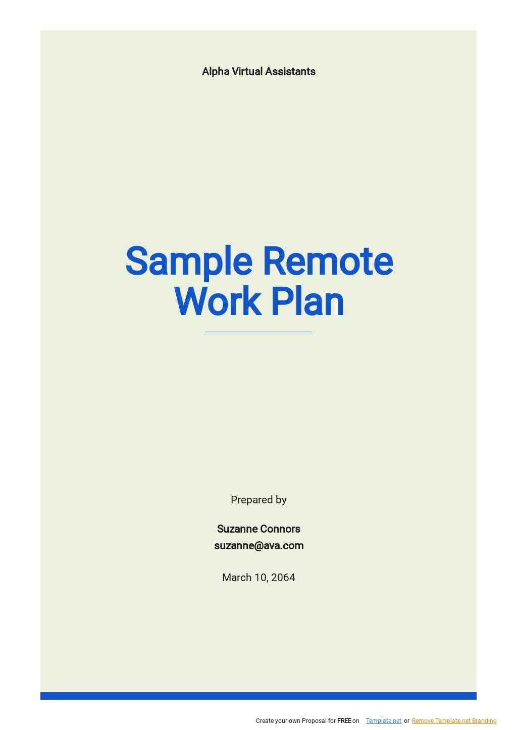Sample Remote Work Plan Template.jpe