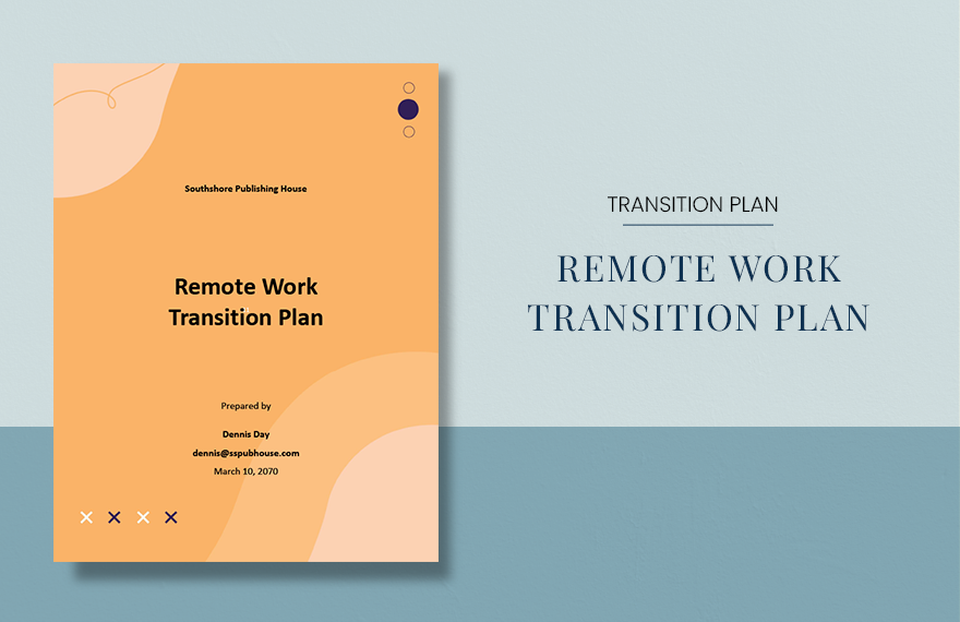 Remote Work Transition Plan Template in Word, Google Docs, Apple Pages