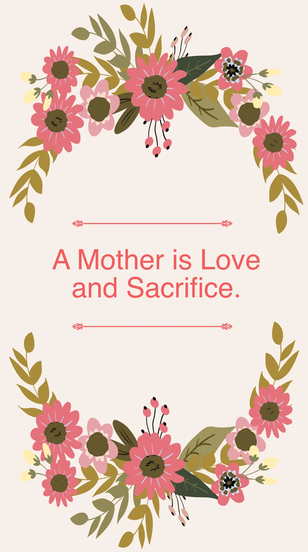 Mother's Day Quote Instagram Story Template