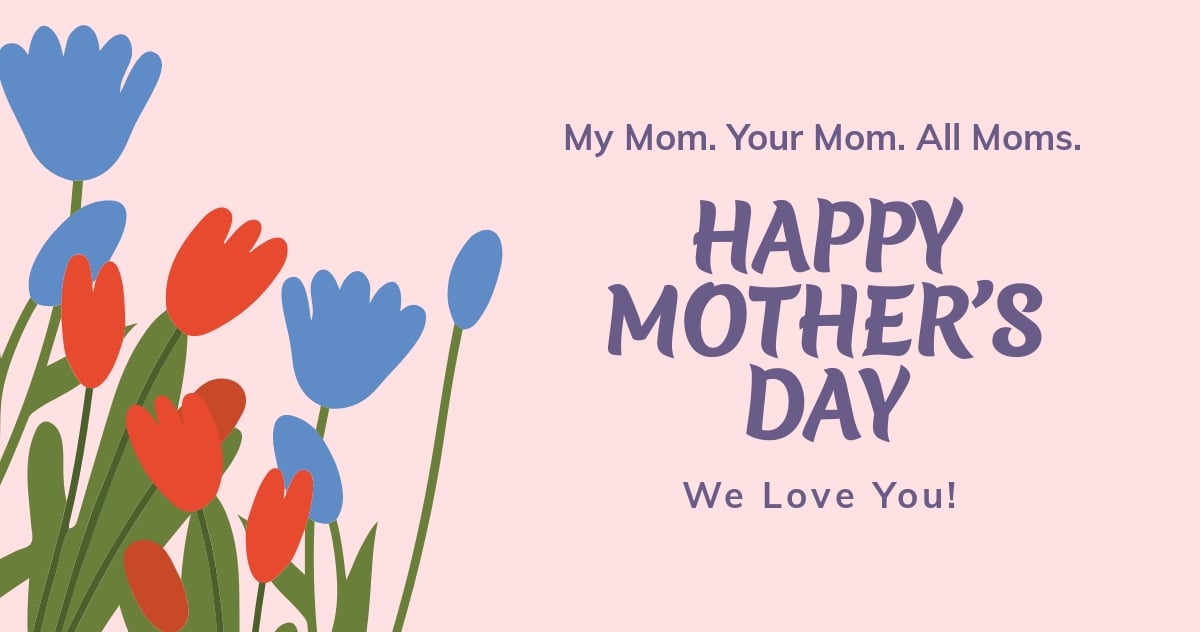 Happy Mother's Day Facebook Post Template