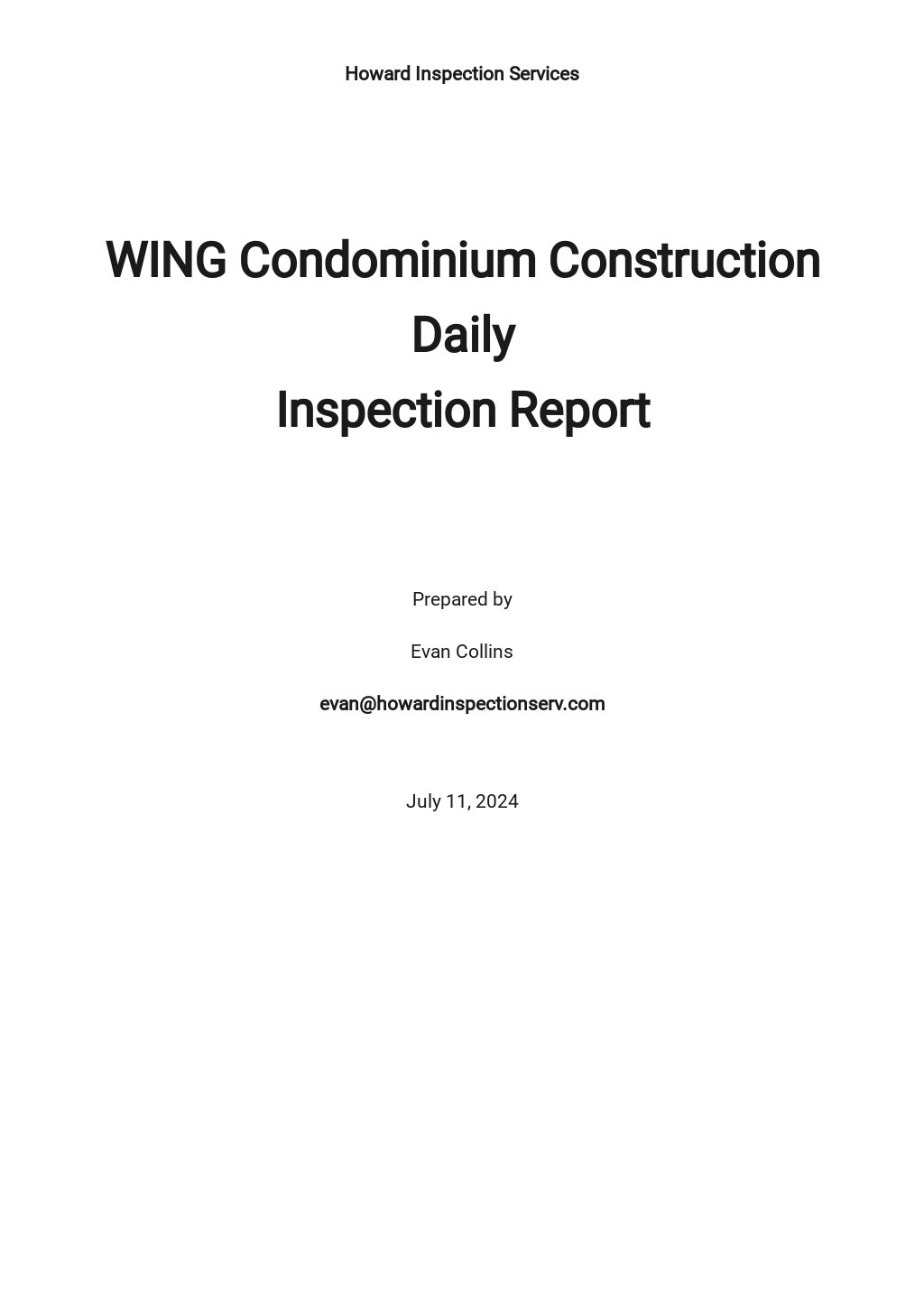 10+ FREE Inspection Report Templates [Edit & Download]