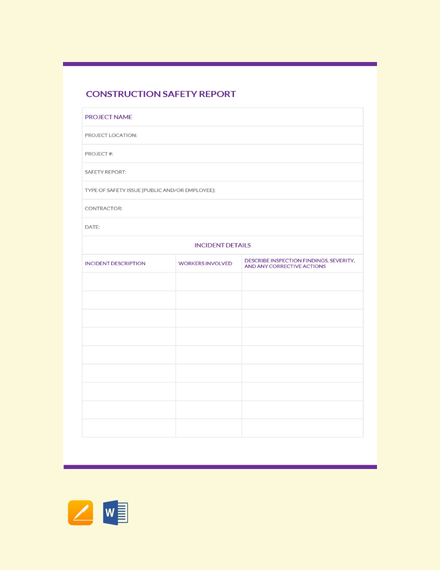FREE Workplace Incident Report Template: Download 154  Reports in word