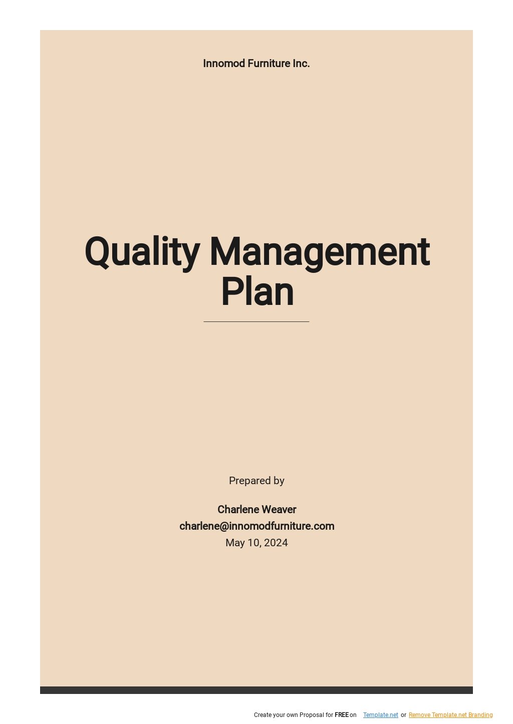 quality-management-plan-template-for-manufacturing-google-docs-word
