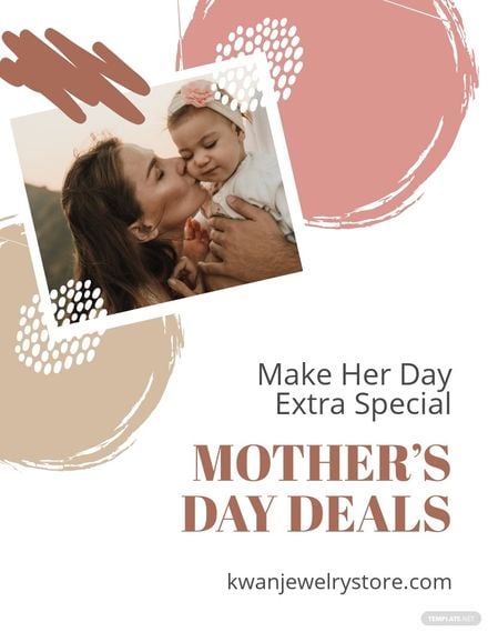 Free Mother's Day Deals Flyer Template