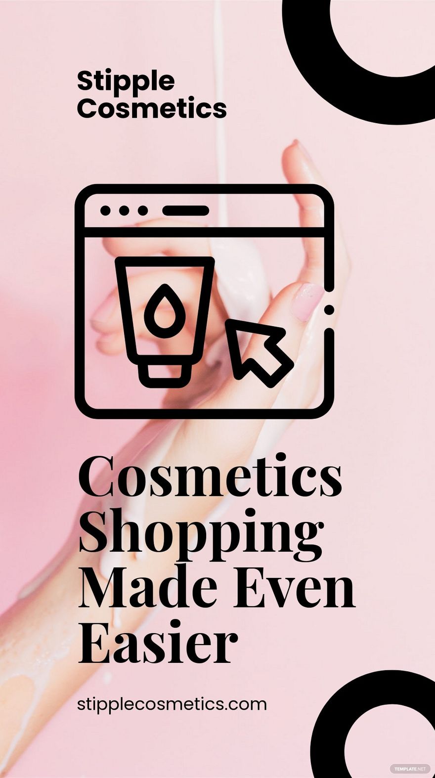Free Online Cosmetics Store Instagram Story Template