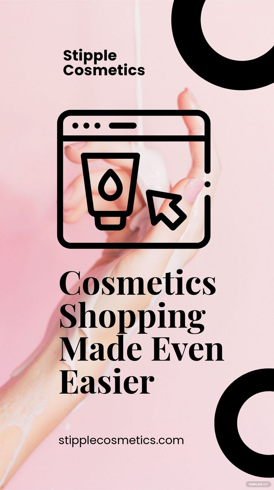 Online Cosmetics Store Whatsapp Post